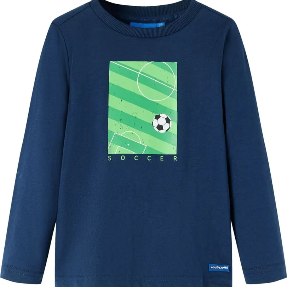 Kindershirt met lange mouwen 104 marineblauw>vidaXL Best