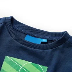 Kindershirt met lange mouwen 104 marineblauw><noscript><img width=