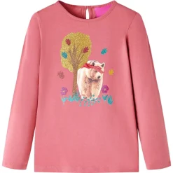 Kleding & Accessoires*vidaXL Kindershirt met lange mouwen 116 oud Roze