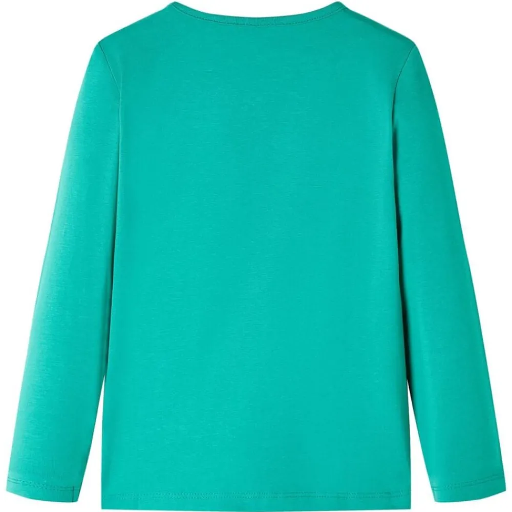 Kleding & Accessoires*vidaXL Kindershirt met lange mouwen 104 felgroen Heldergroen