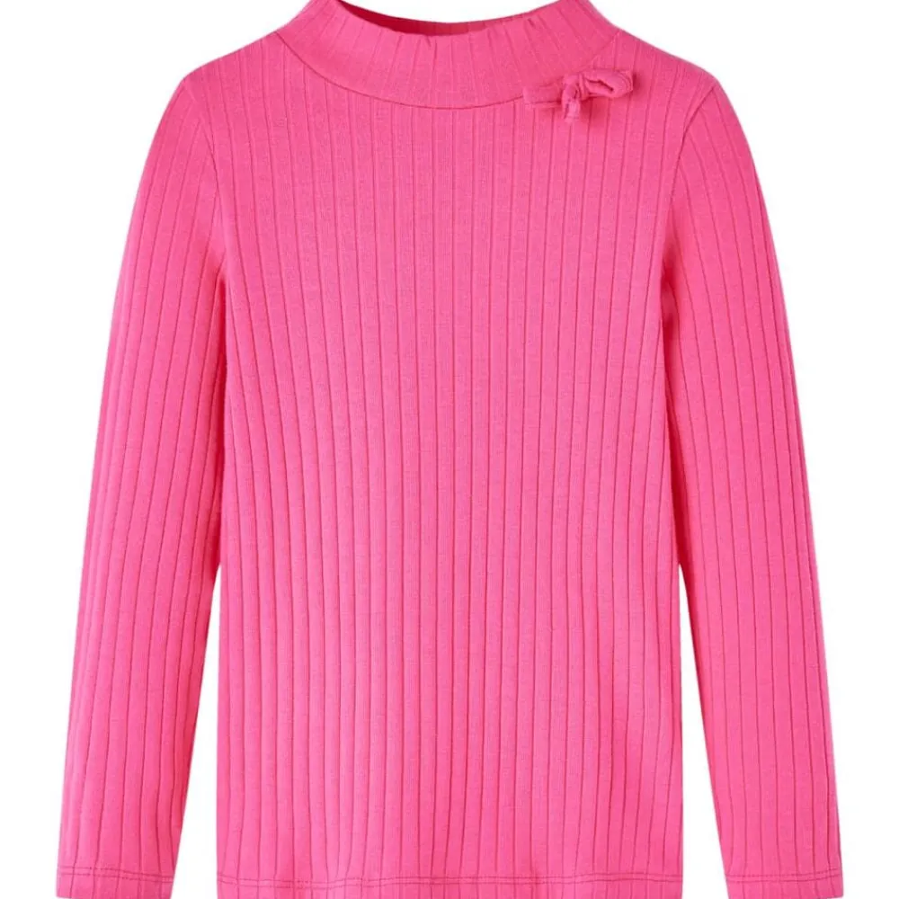 Kleding & Accessoires*vidaXL Kindershirt met lange mouwen geribd 92 fel Roze