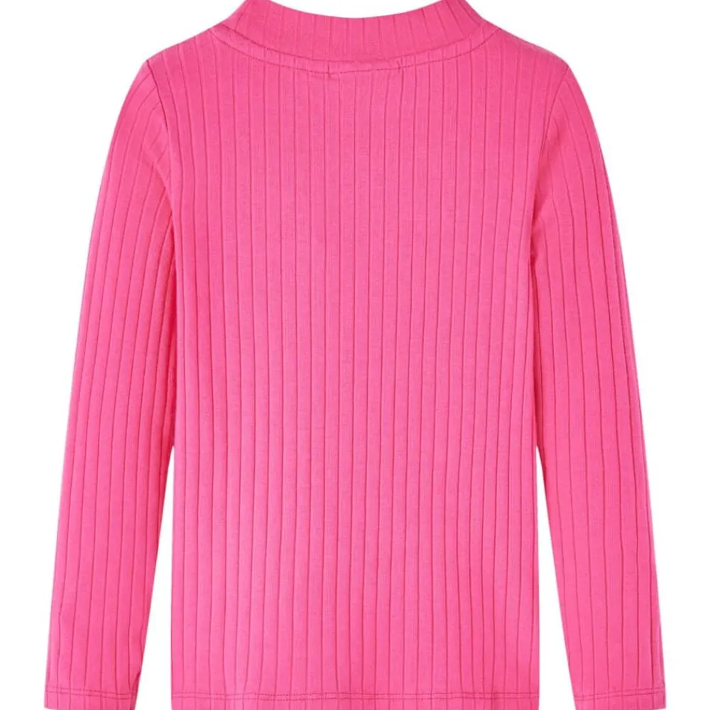 Kleding & Accessoires*vidaXL Kindershirt met lange mouwen geribd 92 fel Roze