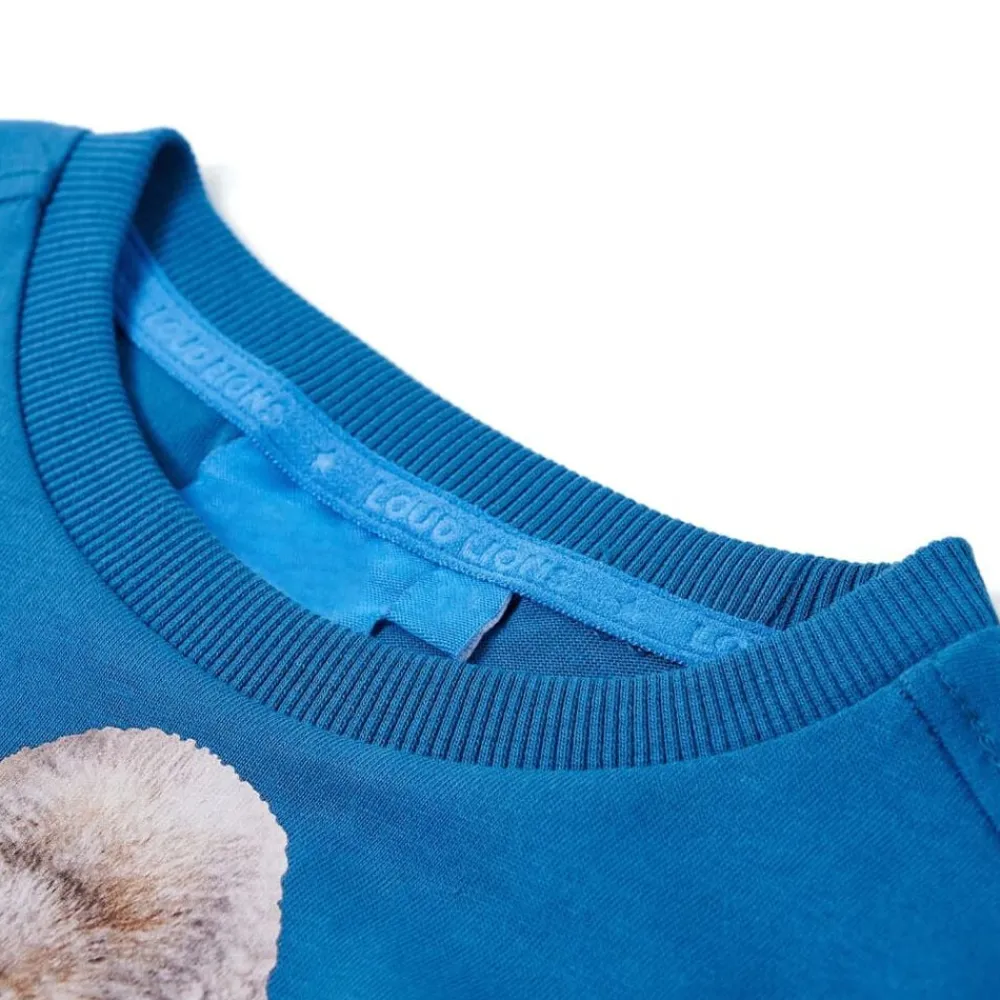 Kindershirt met lange mouwen 104 petrol>vidaXL Outlet