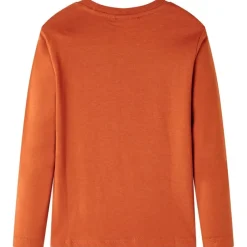 Kleding & Accessoires*vidaXL Kindershirt met lange mouwen 92 lichtroestkleurig Roestbruin