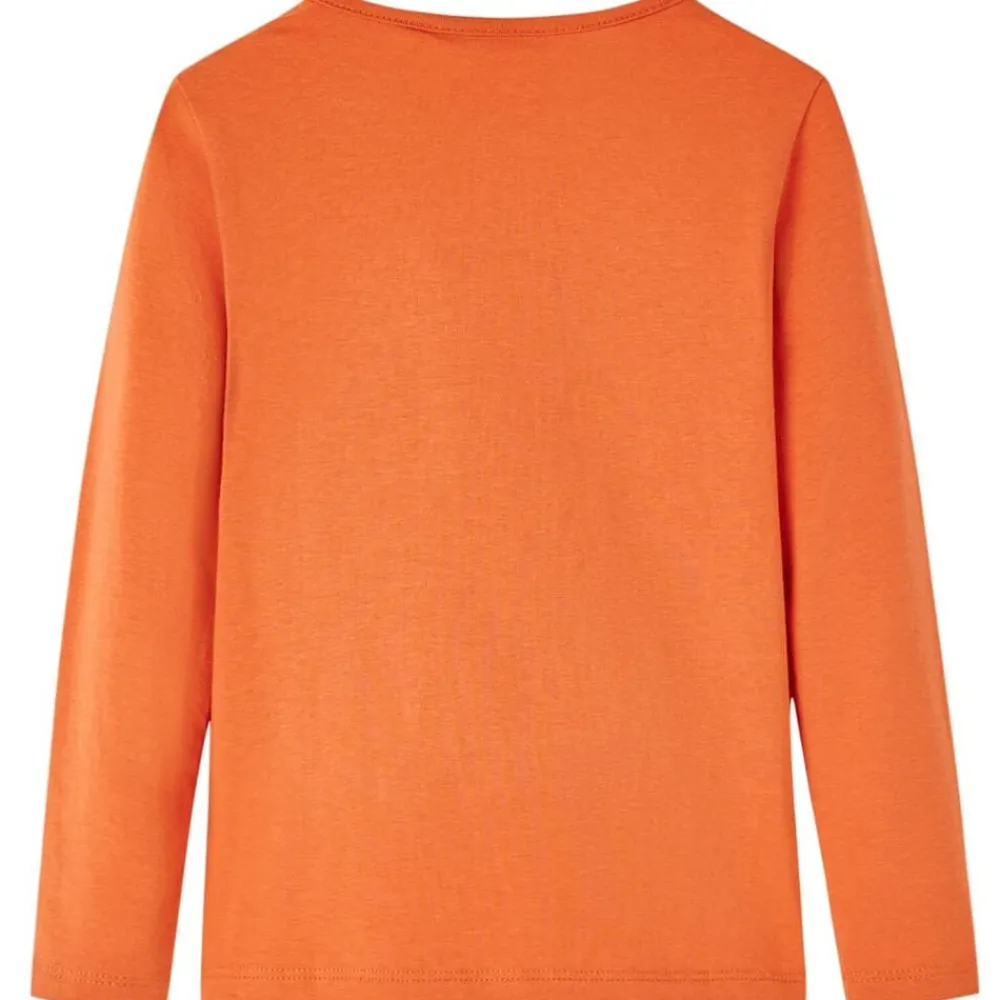 Kleding & Accessoires*vidaXL Kindershirt met lange mouwen 92 bruin Oranje