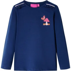 Kleding & Accessoires*vidaXL Kindershirt met lange mouwen 104 Marineblauw
