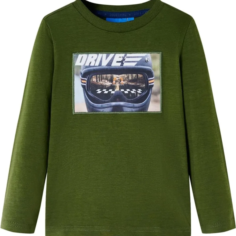 Kindershirt met lange mouwen 104 donkerkleurig>vidaXL Sale