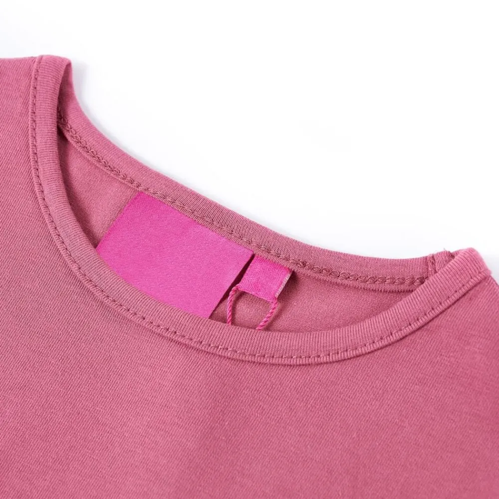 Kleding & Accessoires*vidaXL Kindershirt met lange mouwen 92 frambozenkleurig Framboos