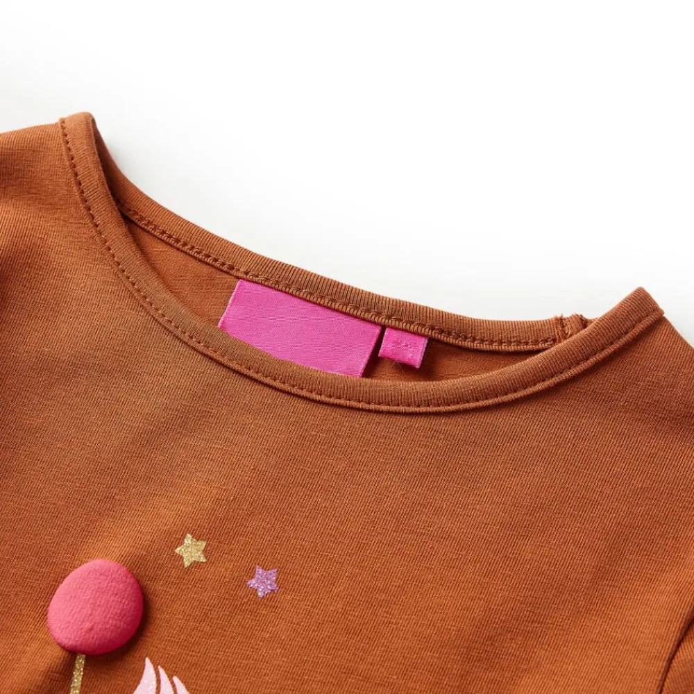 Kindershirt met lange mouwen 92 kleurig>vidaXL Clearance