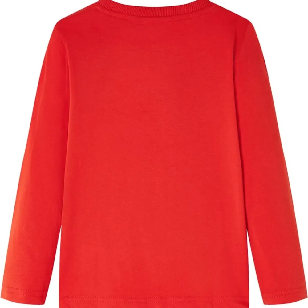 Kleding & Accessoires*vidaXL Kindershirt met lange mouwen 128 Rood