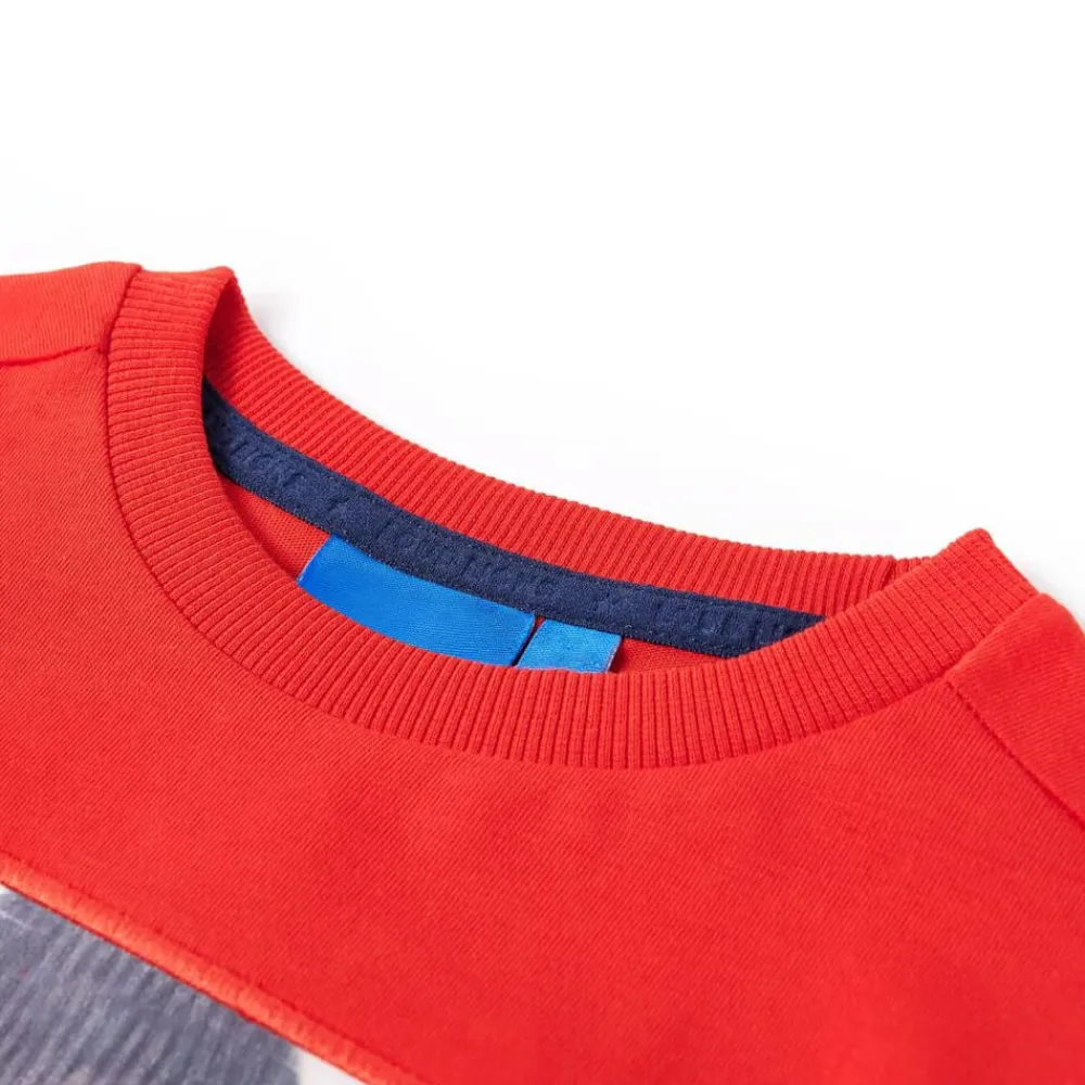 Kleding & Accessoires*vidaXL Kindershirt met lange mouwen 128 Rood