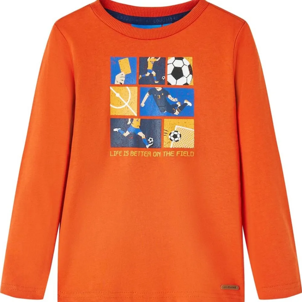 Kleding & Accessoires*vidaXL Kindershirt met lange mouwen 92 oranje