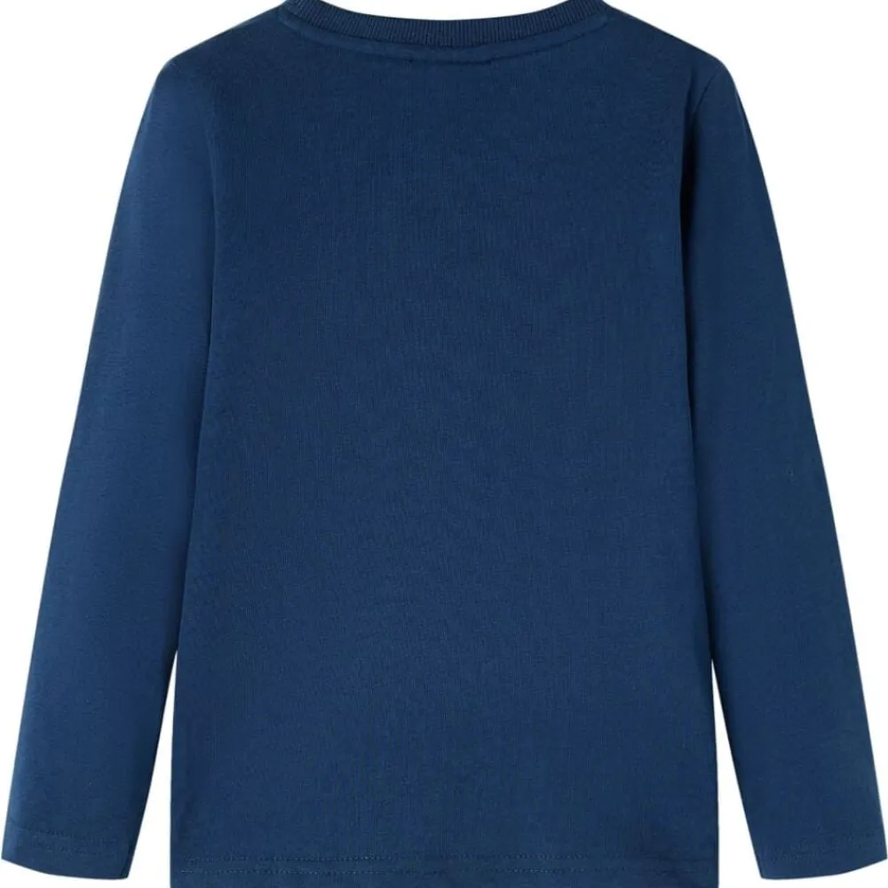 Kindershirt met lange mouwen 92 marineblauw>vidaXL Clearance