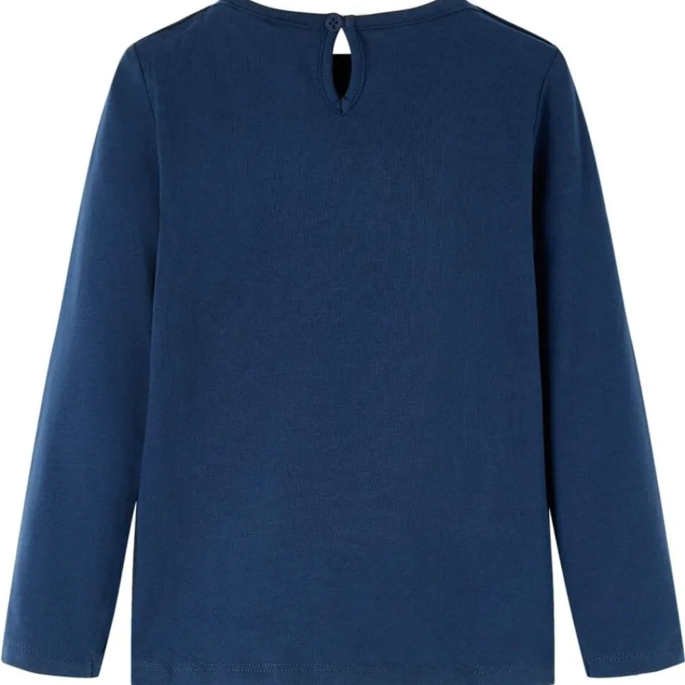 Kleding & Accessoires*vidaXL Kindershirt met lange mouwen 92 Marineblauw