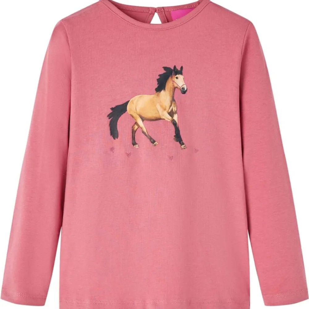 Kleding & Accessoires*vidaXL Kindershirt met lange mouwen 104 oud Roze