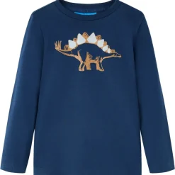 Kleding & Accessoires*vidaXL Kindershirt met lange mouwen 104 Marineblauw