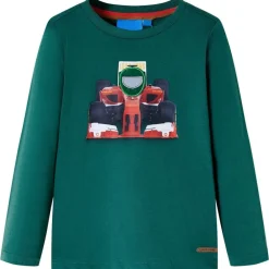 Kleding & Accessoires*vidaXL Kindershirt met lange mouwen 116 Groen