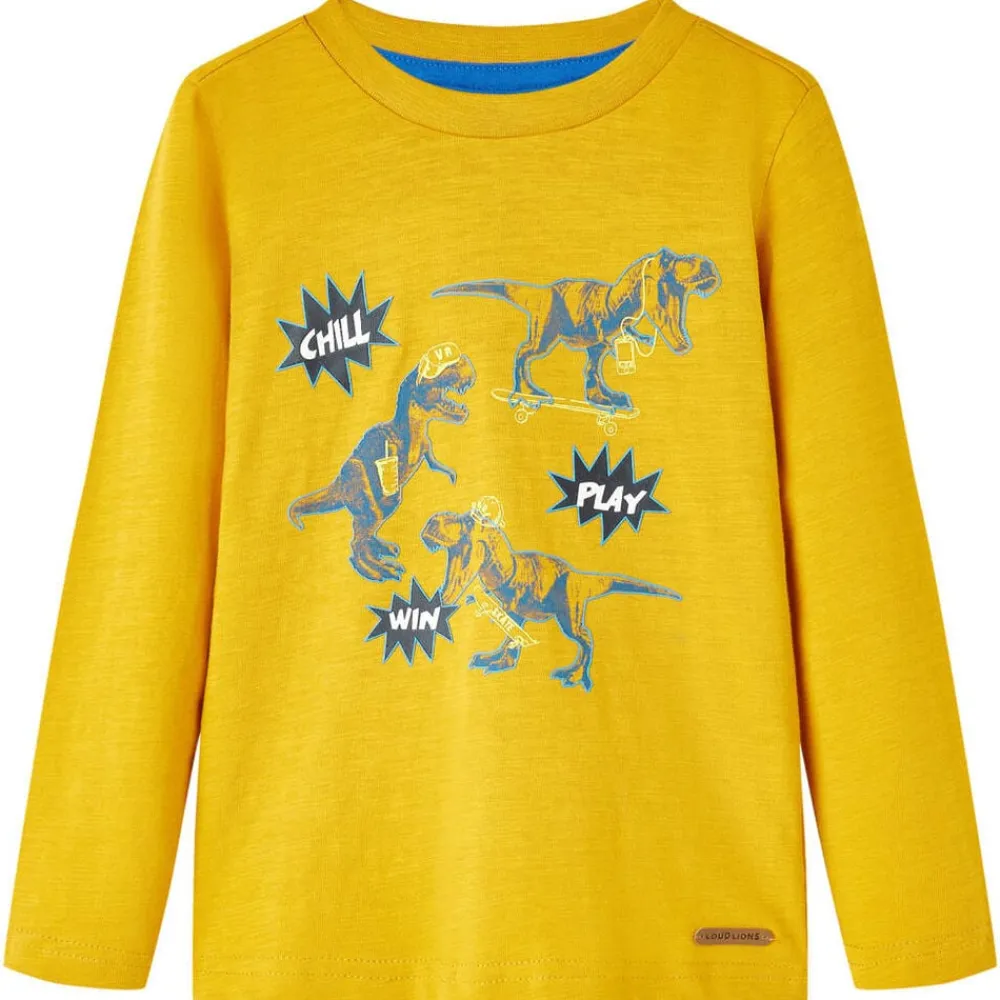 Kindershirt met lange mouwen 104 kleurig>vidaXL Outlet