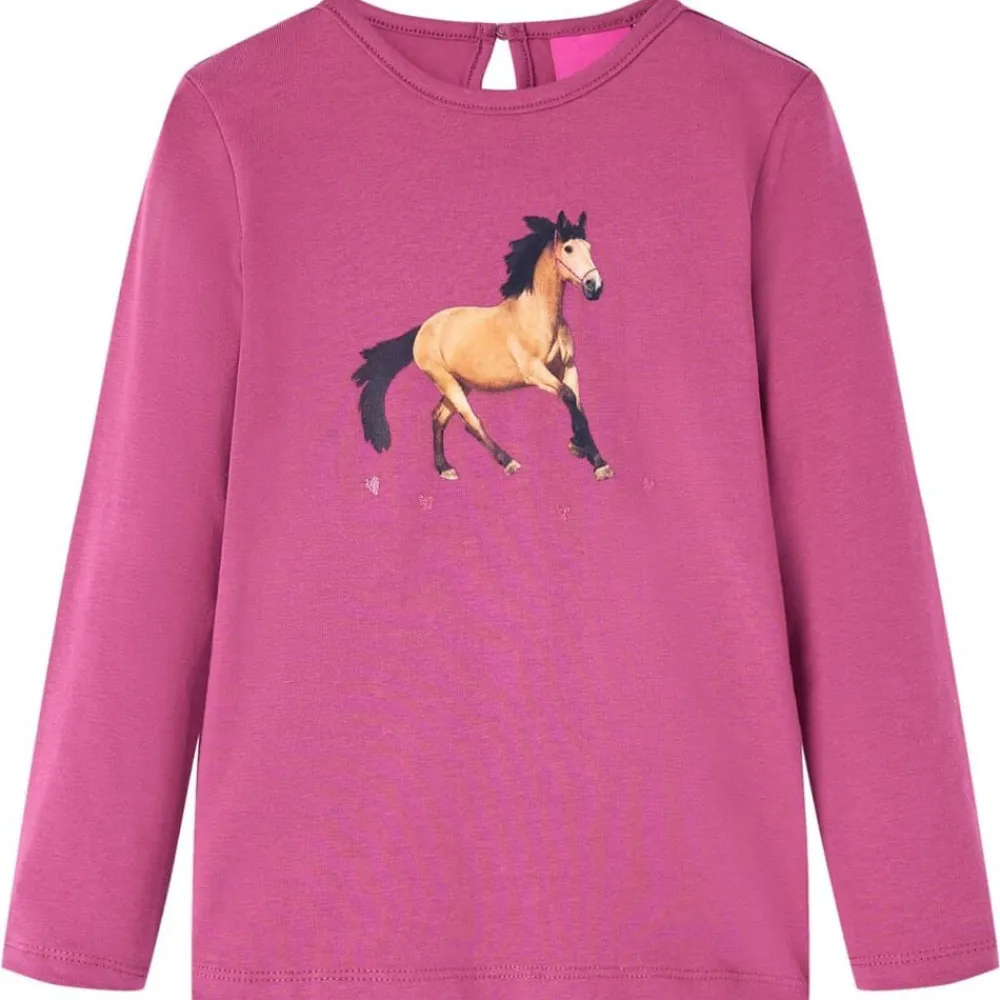 Kindershirt met lange mouwen 92 kleurig>vidaXL Discount