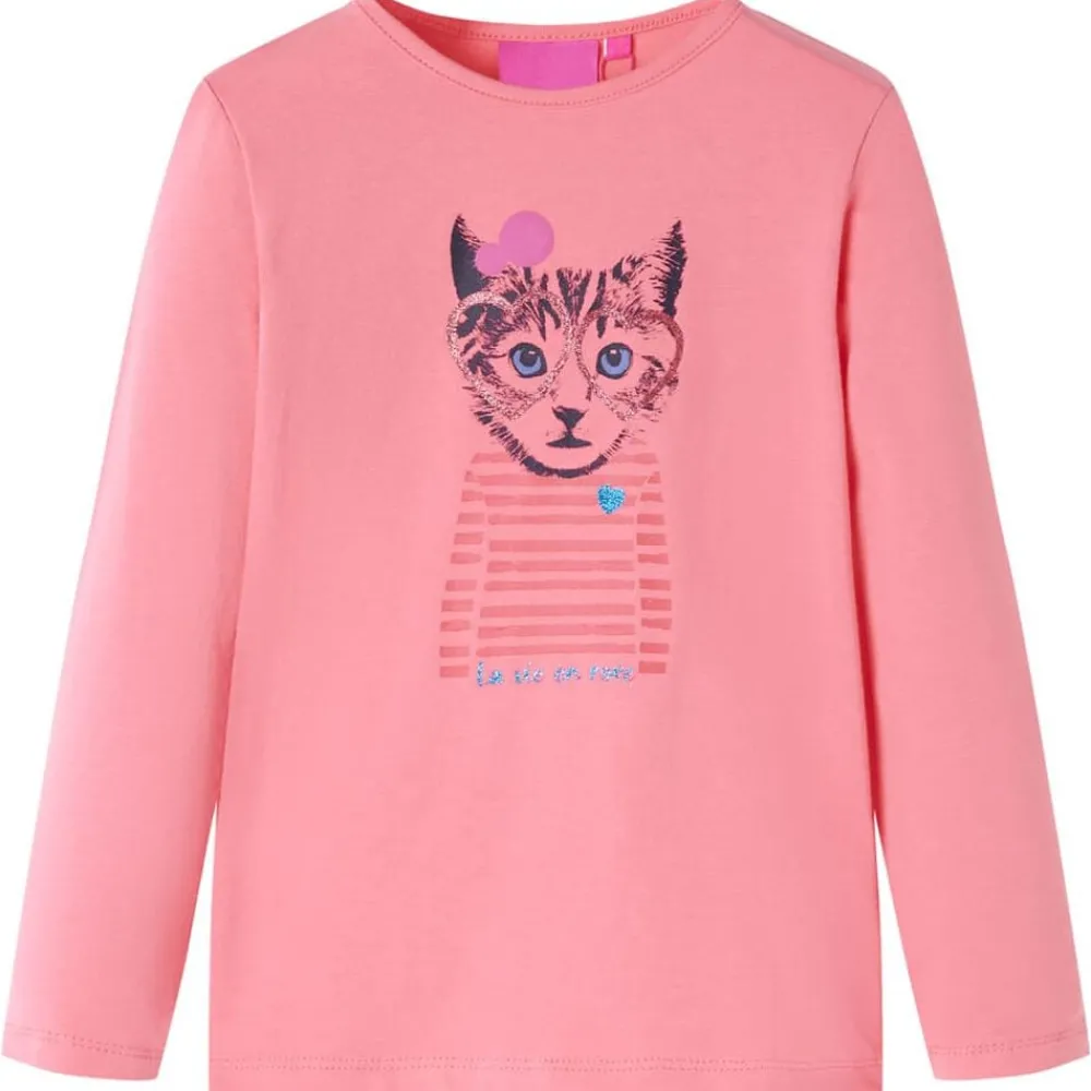 Kleding & Accessoires*vidaXL Kindershirt met lange mouwen 104 Roze