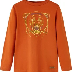 Kleding & Accessoires*vidaXL Kindershirt met lange mouwen 104 lichtroestkleurig Roestbruin