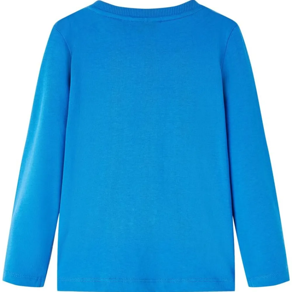 Kindershirt met lange mouwen 116 kobalt>vidaXL Discount