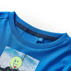 Kindershirt met lange mouwen 116 kobalt><noscript><img width=