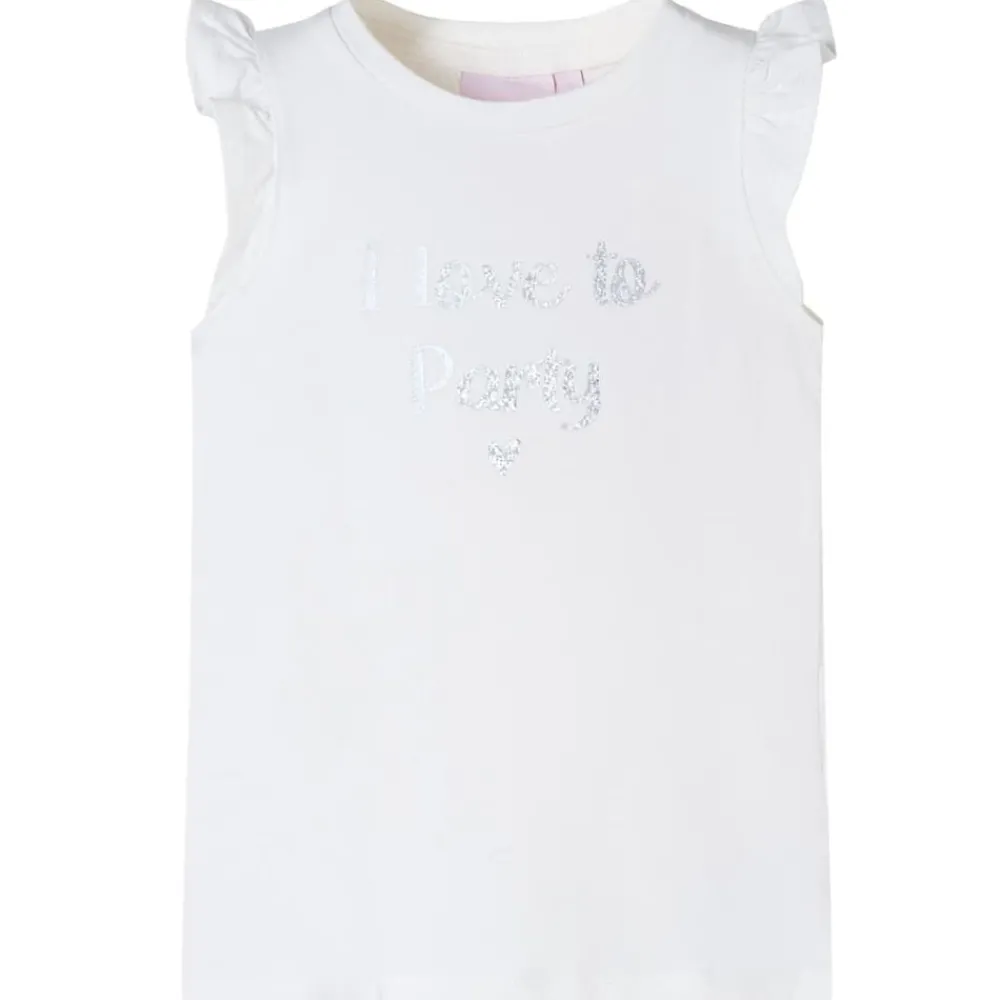 Kindershirt met mouwen met ruches 104>vidaXL Outlet