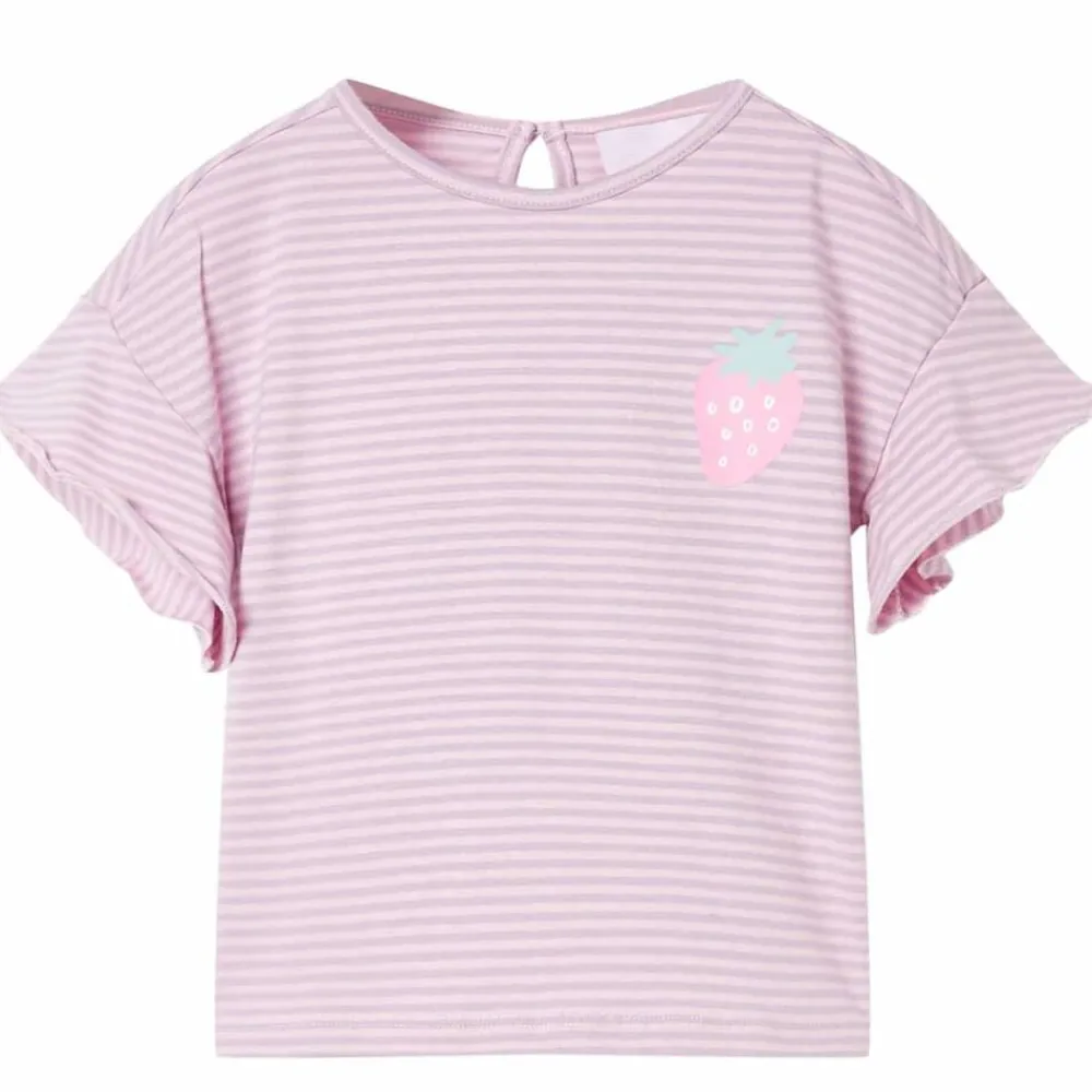 Kindershirt met mouwen met ruches 104 lila>vidaXL Outlet