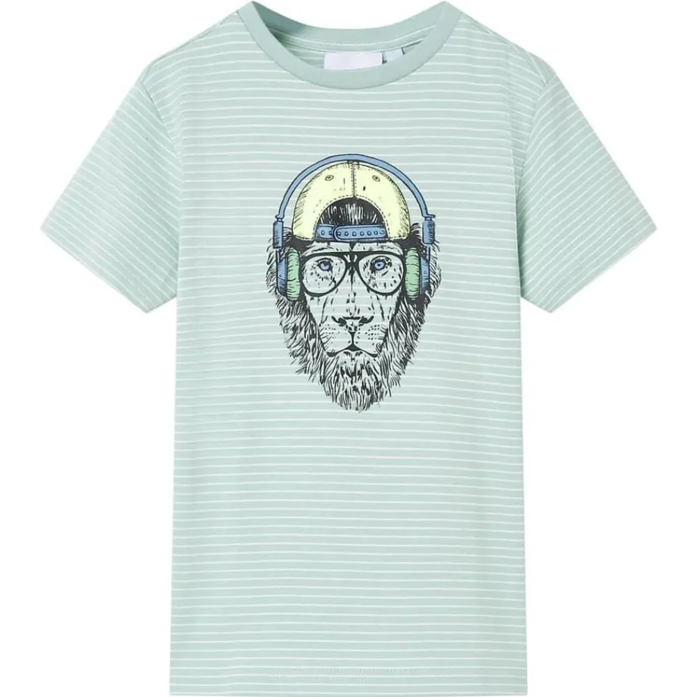 Kindershirt met strepen 104 lichtmint>vidaXL New
