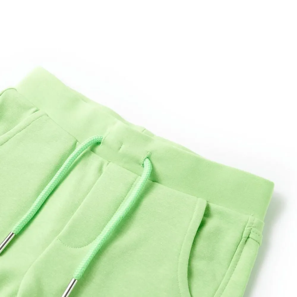 Kleding & Accessoires*vidaXL Kindershort 128 fluorescerend groen