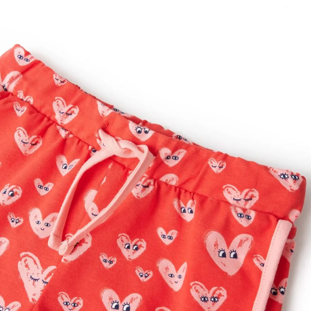 Kleding & Accessoires*vidaXL Kindershort met trekkoord 116 rood