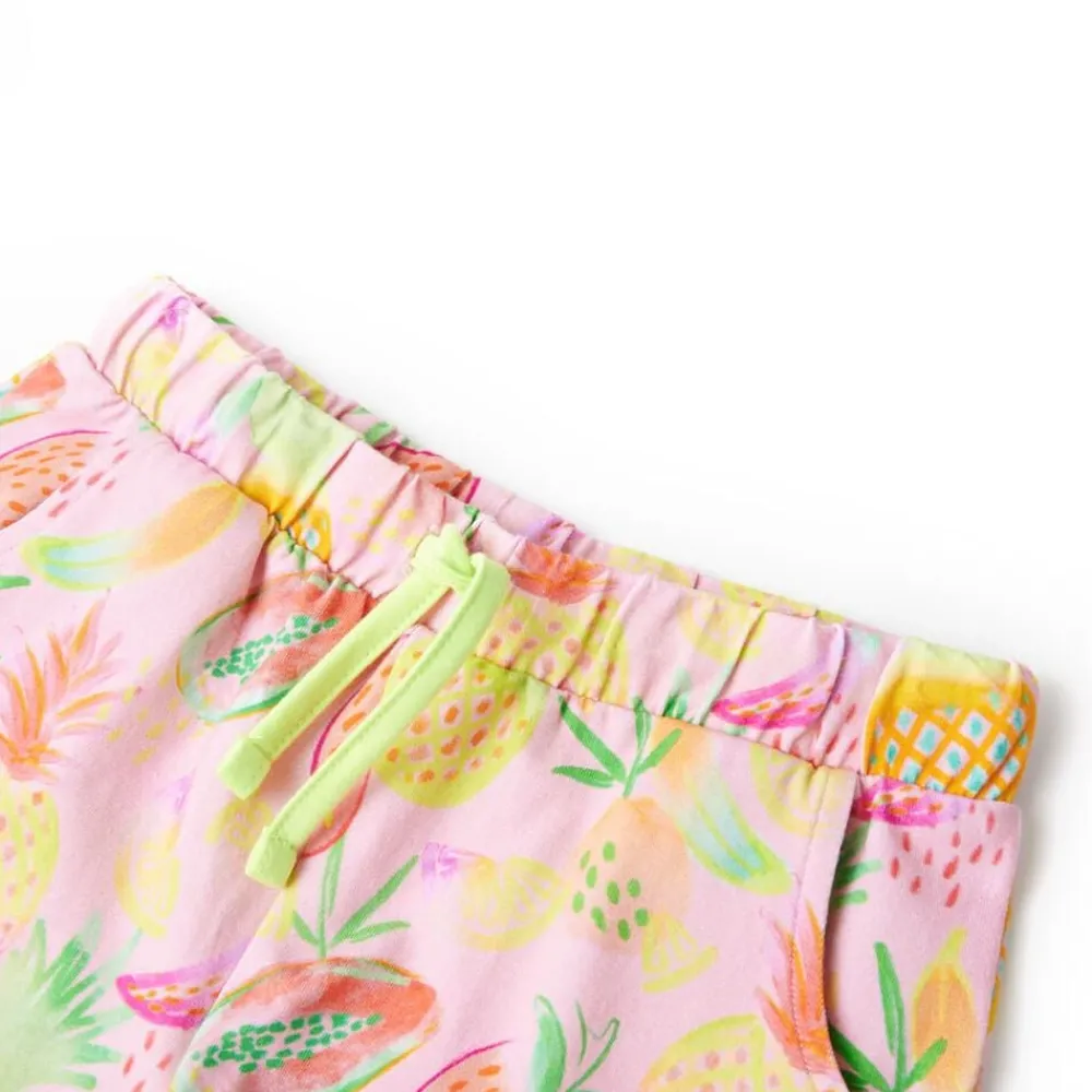 Kleding & Accessoires*vidaXL Kindershort met trekkoord 104 zachtroze