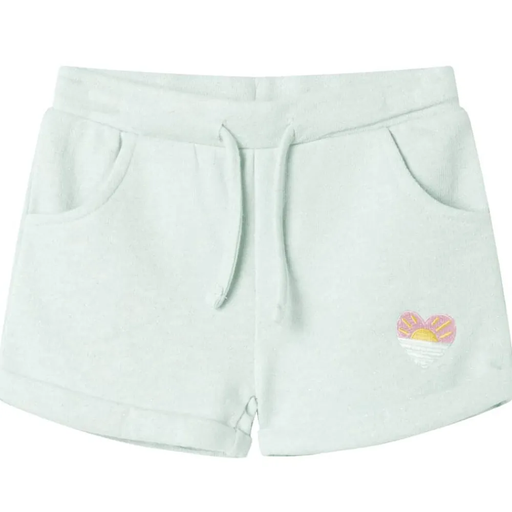 Kindershorts met trekkoord 116 gemengd lichtmintkleurig>vidaXL New