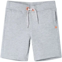 Kleding & Accessoires*vidaXL Kindershorts met trekkoord 104 Grijs