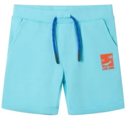 Kindershorts met trekkoord 128 zeeblauw>vidaXL Discount