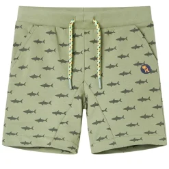 Kleding & Accessoires*vidaXL Kindershorts met trekkoord 116 licht Kaki