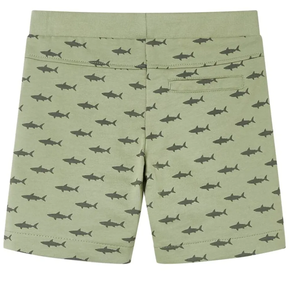 Kleding & Accessoires*vidaXL Kindershorts met trekkoord 116 licht Kaki