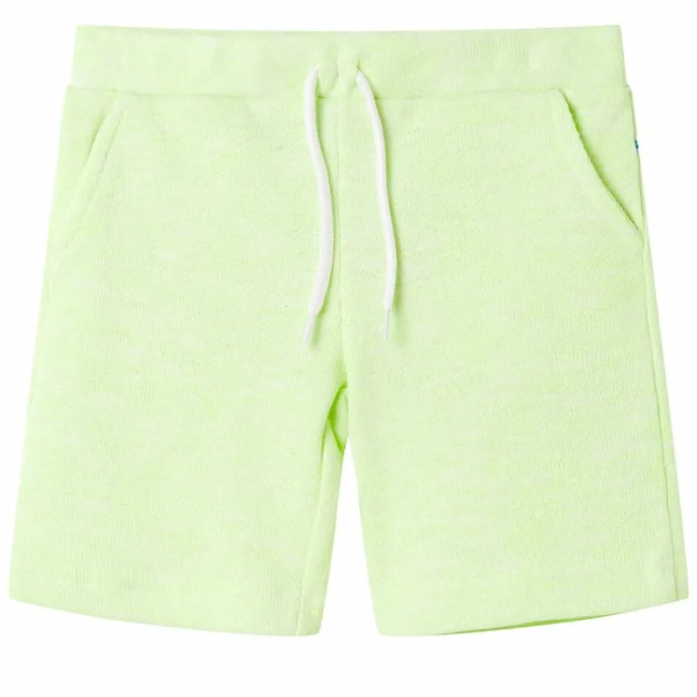 Kleding & Accessoires*vidaXL Kindershorts met trekkoord 140 neongeel