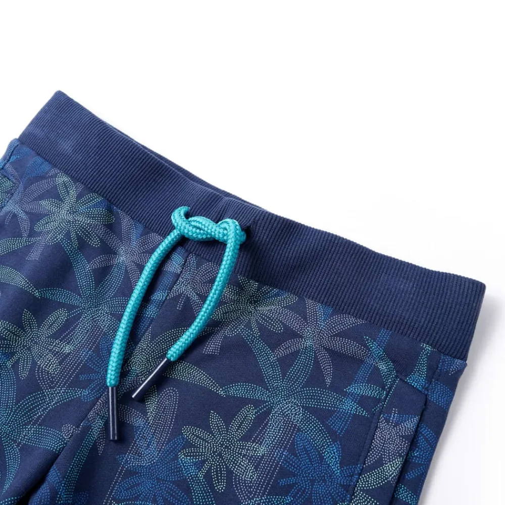 Kleding & Accessoires*vidaXL Kindershorts met trekkoord 104 marineblauw