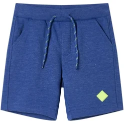 Kleding & Accessoires*vidaXL Kindershorts met trekkoord 116 gemêleerd Blauw