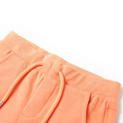 Kindershorts met trekkoord 128 neonoranje><noscript><img width=