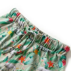 Kindershorts met trekkoord 116 lichtkaki><noscript><img width=