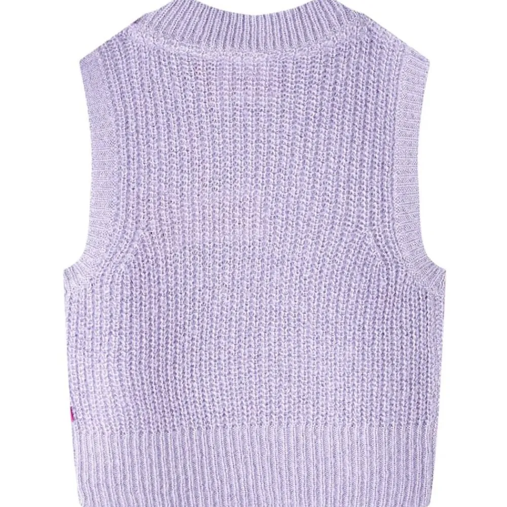 Kinderspencer gebreid 92 lichtlila>vidaXL Discount