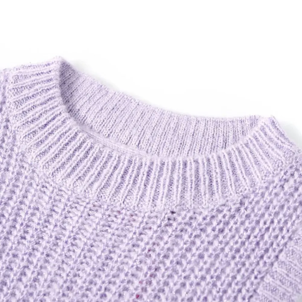Kinderspencer gebreid 92 lichtlila>vidaXL Discount