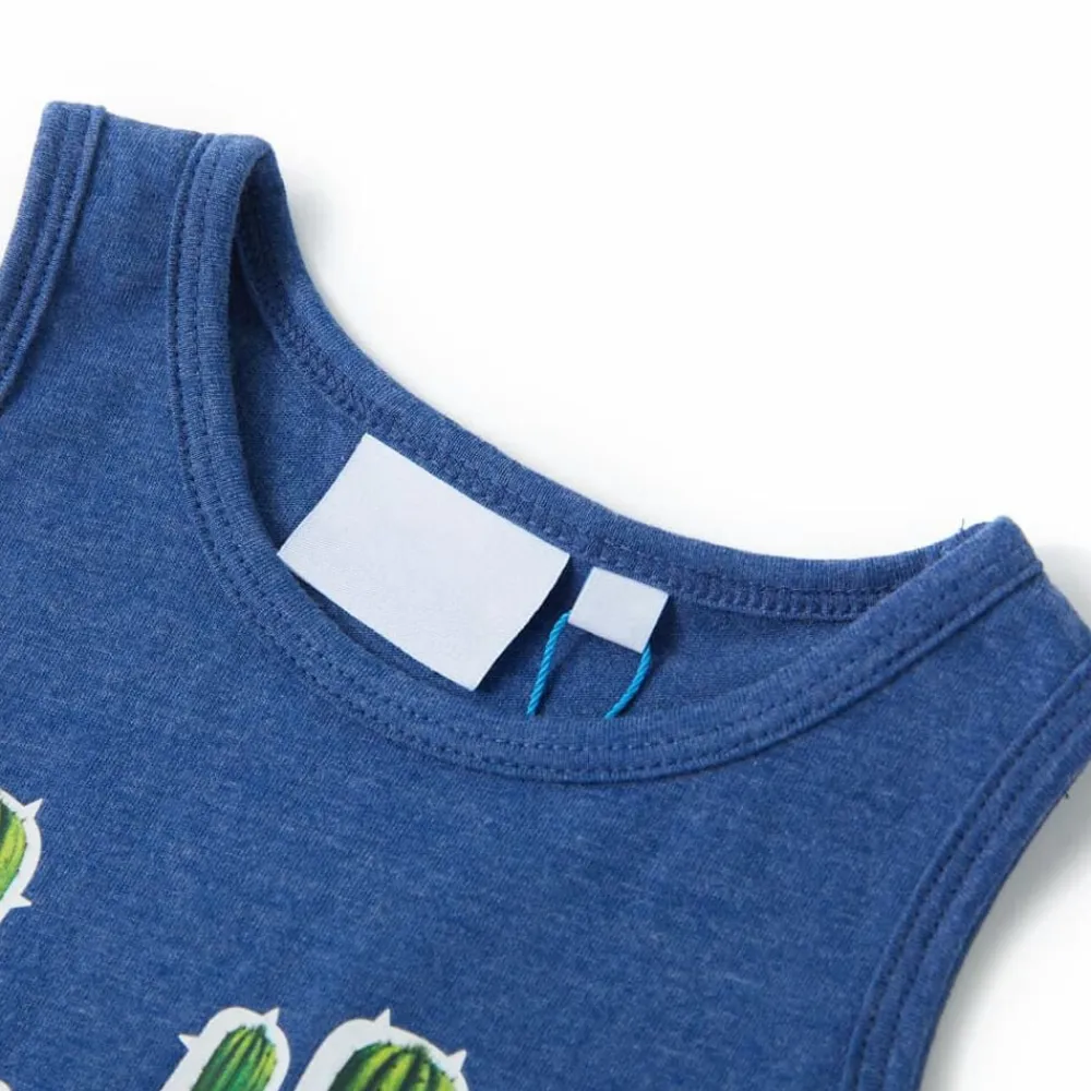 Kleding & Accessoires*vidaXL Kindertopje 104 gemêleerd Donkerblauw