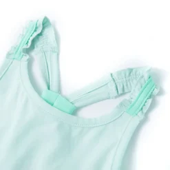 Kleding & Accessoires*vidaXL Kindertopje 104 lichtmintkleurig Mintgroen