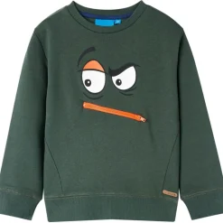 Kleding & Accessoires*vidaXL Kindertrui 92 donkergroen