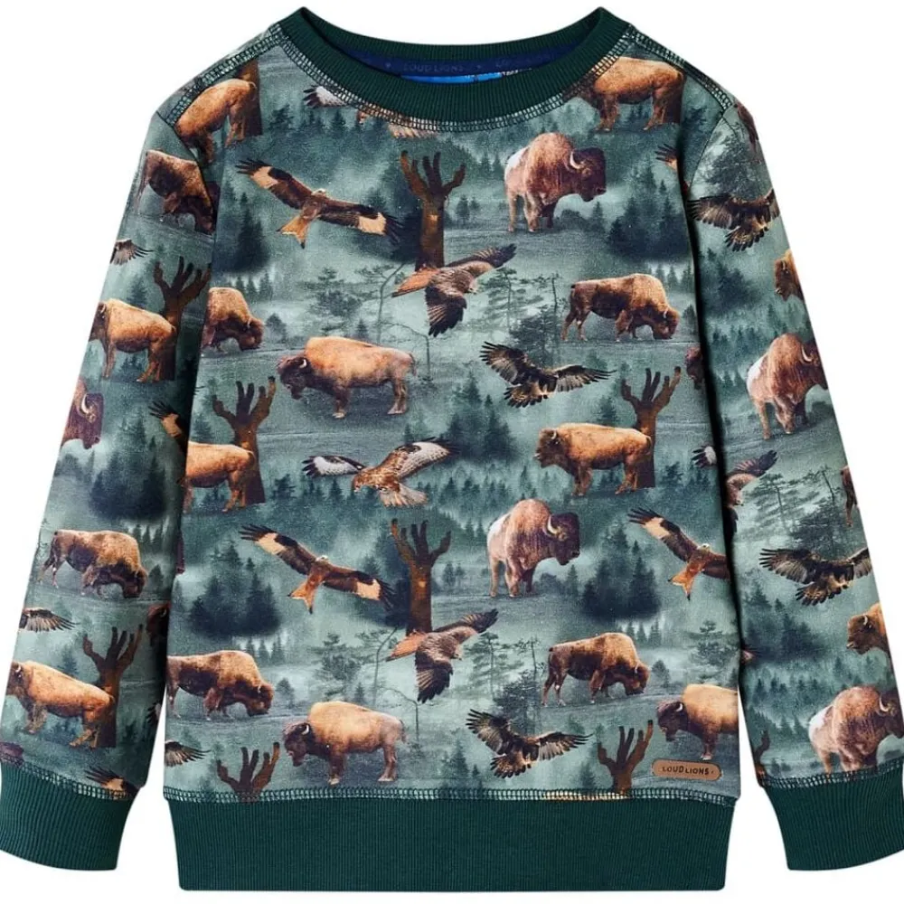 Kleding & Accessoires*vidaXL Kindertrui 92 donkergroen