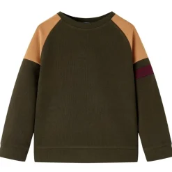 Kleding & Accessoires*vidaXL Kindertrui 140 donkerkakikleurig en camel